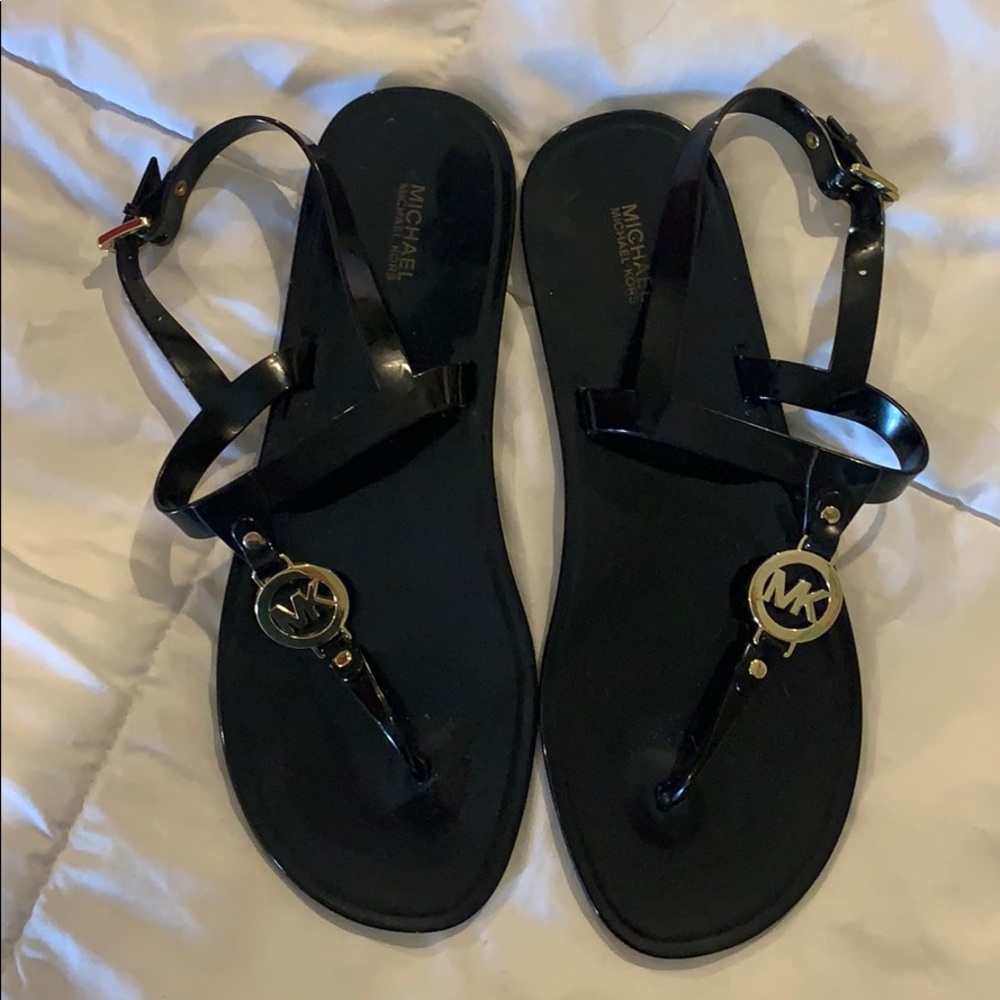 *NEW* Black SZ 11 Micheal Kors Sandals